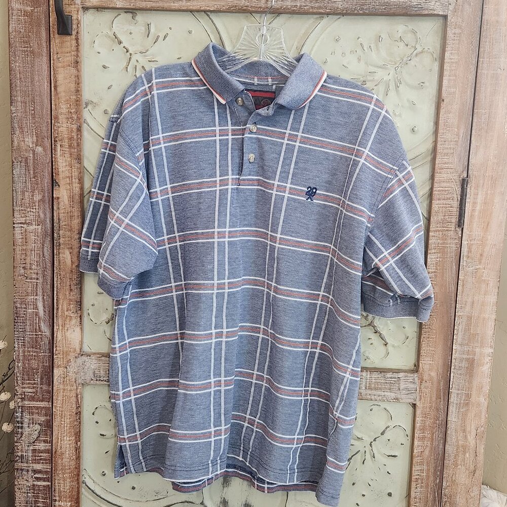 Wrangler Twenty X Striped Short Sleeve Polo | Large